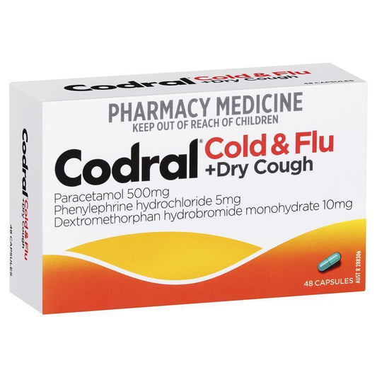 Codral Cold & Flu + Mucus Cough 24 Caps