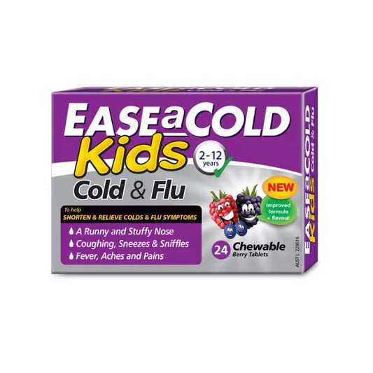Ease A Cold Kids Chewable 24 Caps