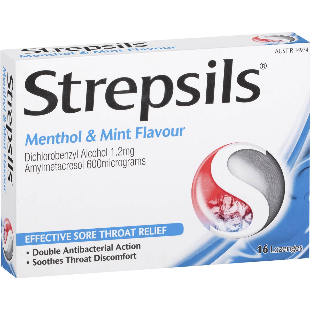 Strepsils Menthol & Mint Loz 16