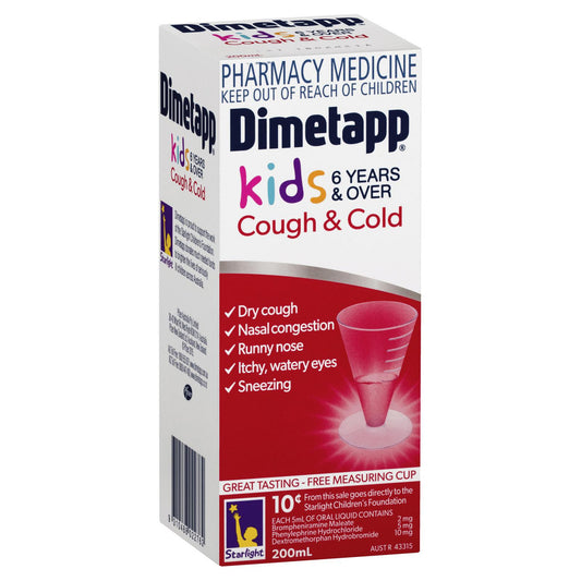 Dimetapp C/C Kids 6Yrs 200mL