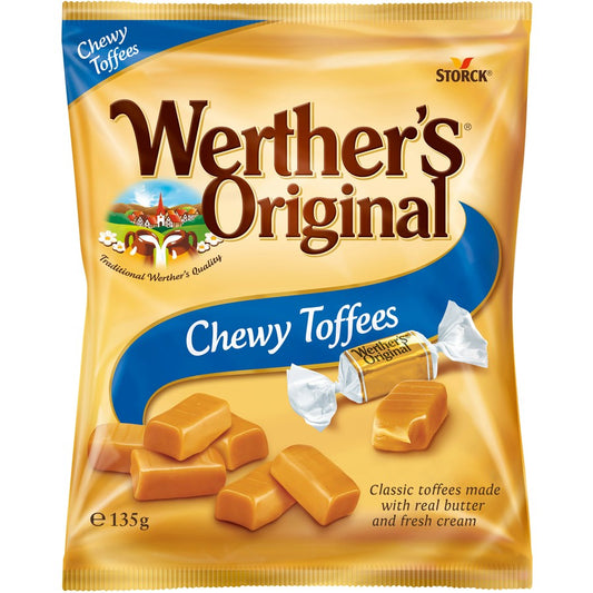 Werthers Orig Chewy Toffees 135g