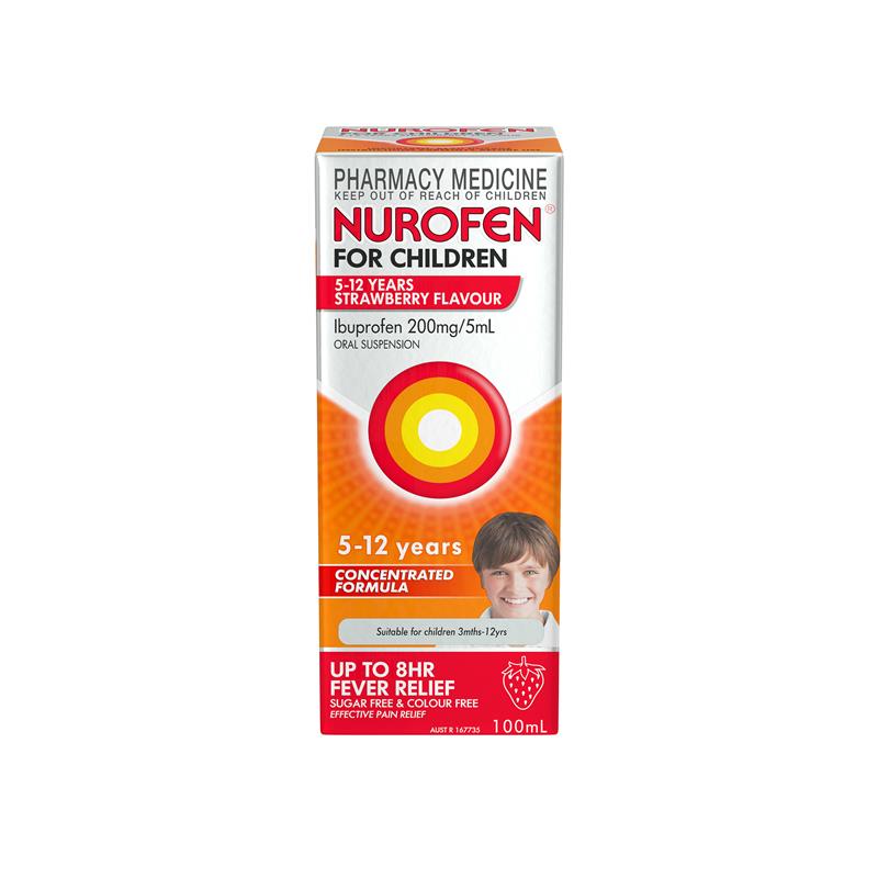 Nurofen Chld 5-12Yr S/By 100mL