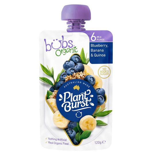 Bubs Blueberry Banana & Quinoa 120g