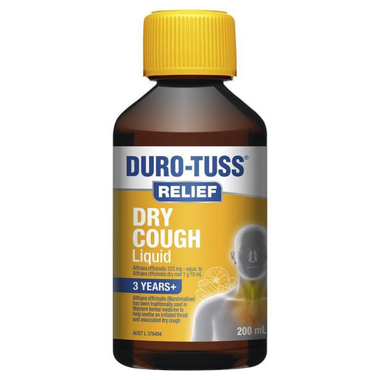 Durotuss Relief Dry Cough Liquid 200mL