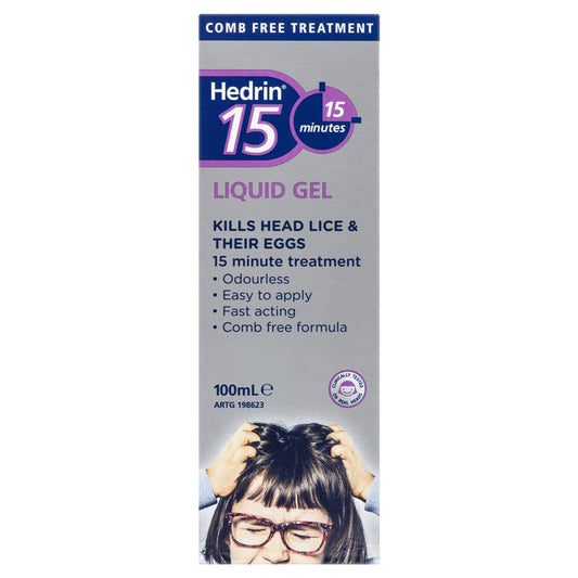 Hedrin 15Min Liquid Gel 100mL