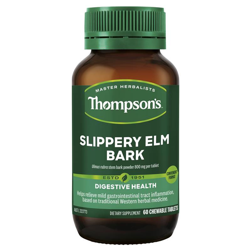 Thm Slip Elm Bark 800mg Tab 60