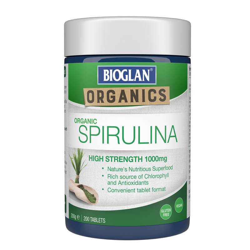 Bioglan Spirulina 1000mg 200