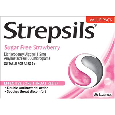 Strepsils Loz S/Free S/Berry36