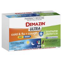 Demazin Ultra Cough Cold+Flu+Imm Def 34