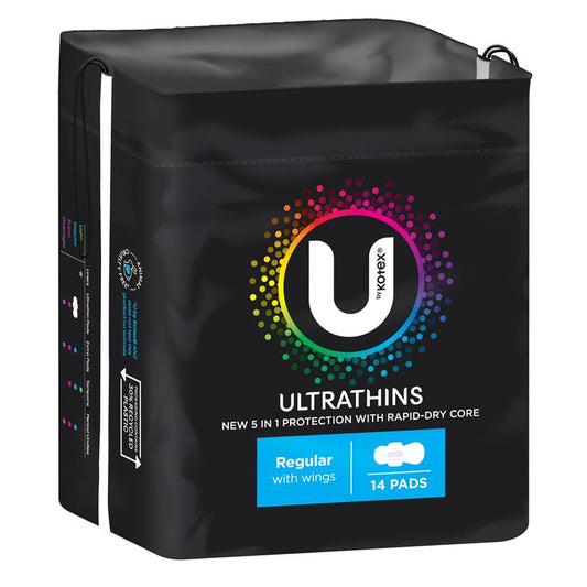 Kotex U U/Thin Reg With Wings 14