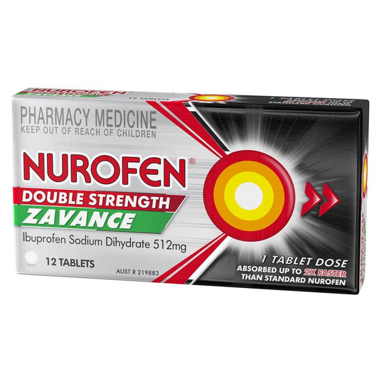 Nurofen Dbl/Str Zavance Tab512mg 12