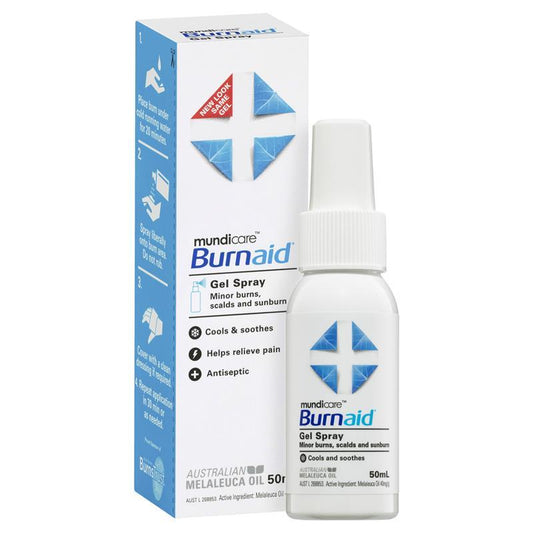 Burnaid Burn Gel Spray 50mL
