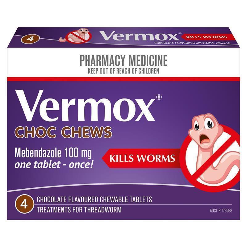 Vermox Choc Chews 4