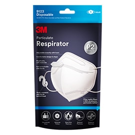 3M 9123 Respirator P2 Mask 1Pk