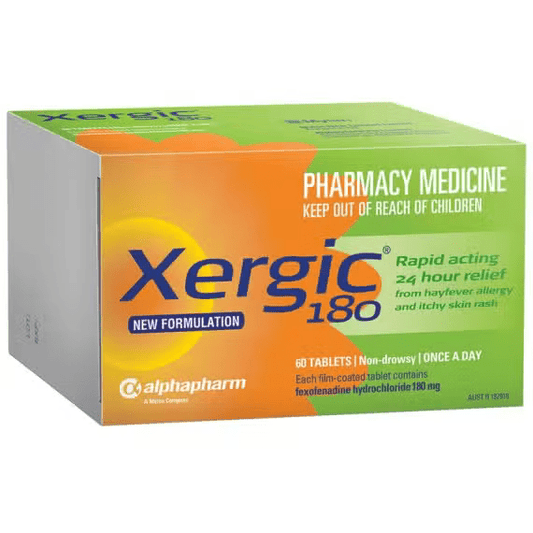 Xergic Tab 180mg 60 Bls