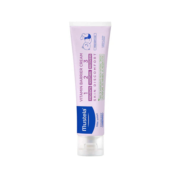 Mustela Bebe Vitamin Barrier Cream 100g