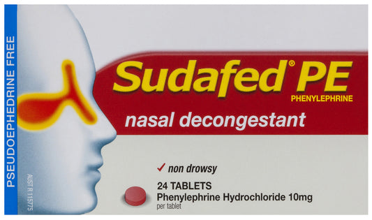 Sudafed Pe Nasal Decongest 24