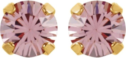 Ear Piercing 24K Pl Reg Bezel Alexandrite