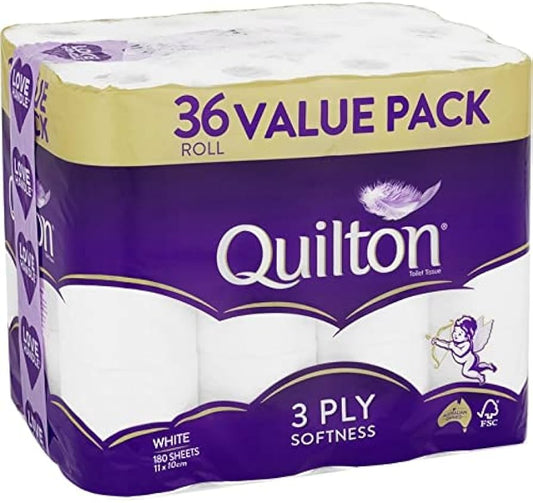 Quilton Wht T/Tiss 36Pk