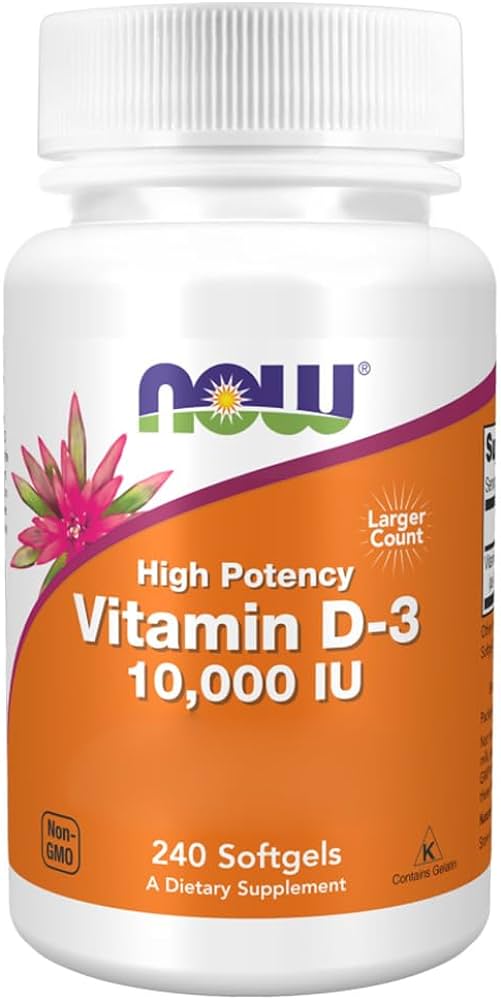 Now Vitamin D3 10,000 Iu 240 Cap