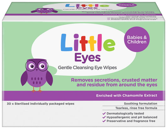 Little Eyes Cleans Eye Wipe 30