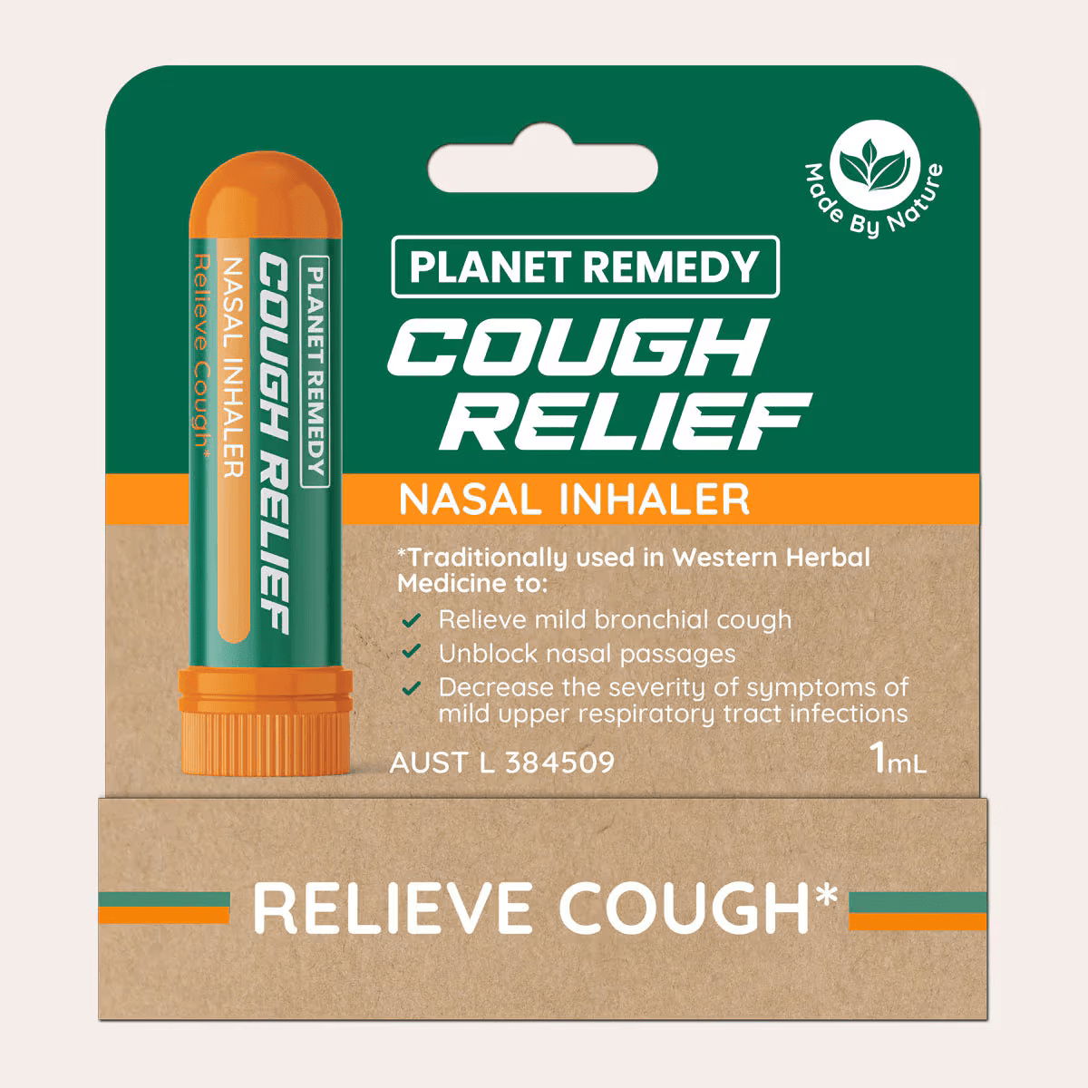 Plant Remedy Cough Relief Inhaler 1mL