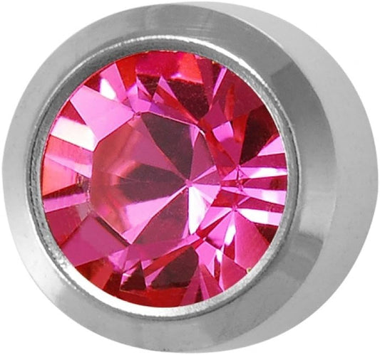 Ear Piercing S/Steel Reg Bezel Rose