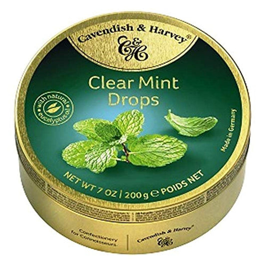 Cav & H Clear Mint Drops 200g