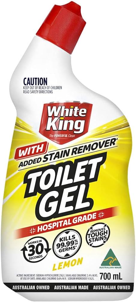 White King Toilet Gel Lem 700mL X6