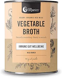 Nutra Organics Vegetable Broth Immune Gut Wellbeing Miso Ramen 125g