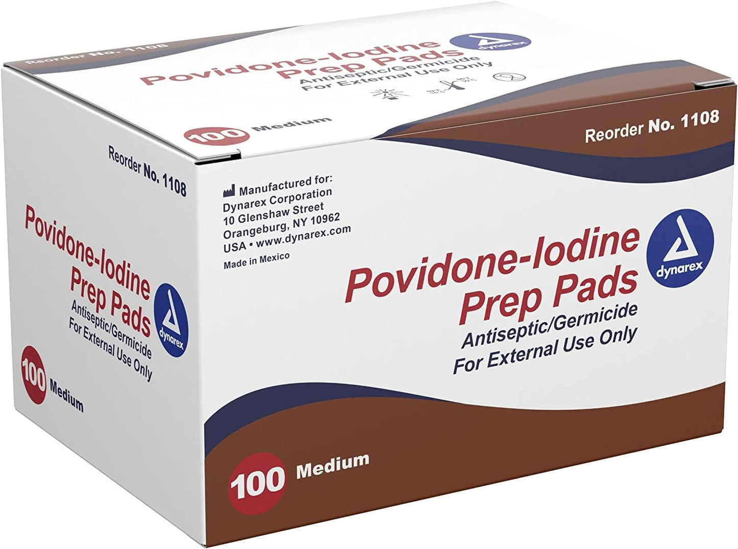 Povidone Iodine Wipes 100Pk