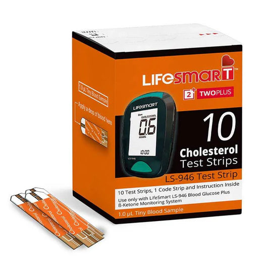 Lifesmart Choles Strp 10Pk