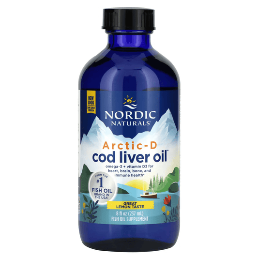 Nordic Naturals Arctic-D Cod Liver Oil Lemon 237mL