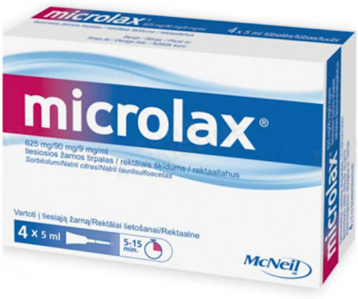 Microlax Enema 5mLx4