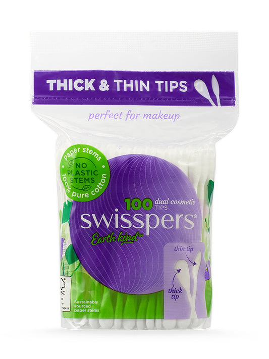 Swisspers Dual Cosmetic Tips 100Pk