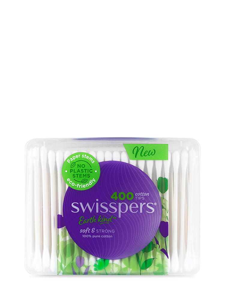 Swiss Cotton Tips Paper 400Pk