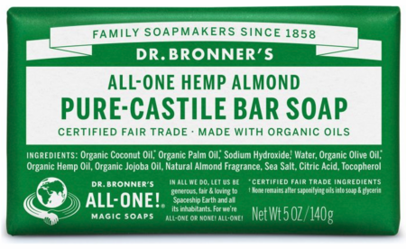 Db Hemp Almond Soap Bar 140g