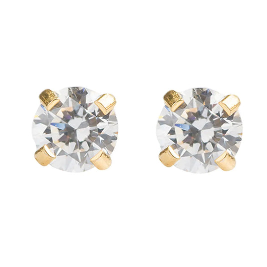 Ear Piercing 24K 4Mm Cz