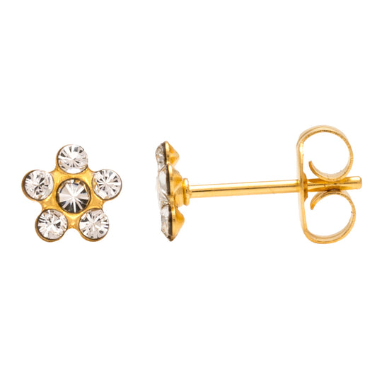 Ear Piercing 24K Daisy Crystal