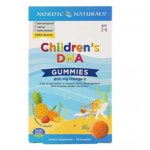 Nordic Naturals Children'S Dha Gummies 30 Pk