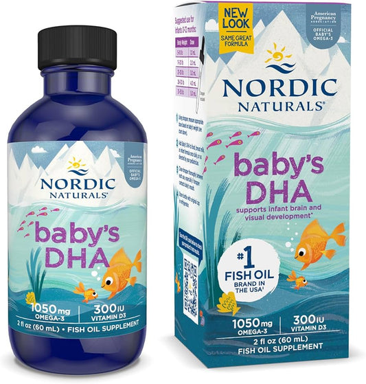 Nordic Naturals Baby'S Dha Cod Liver Oil 60mL