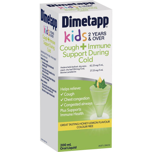 Dimetapp Kids Cough+Immune 200mL