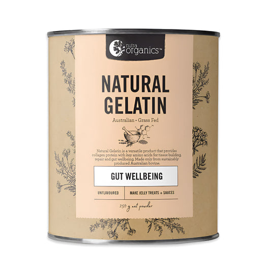 Nutra Organics Natural Gelatin Gut Wellbeing 250g