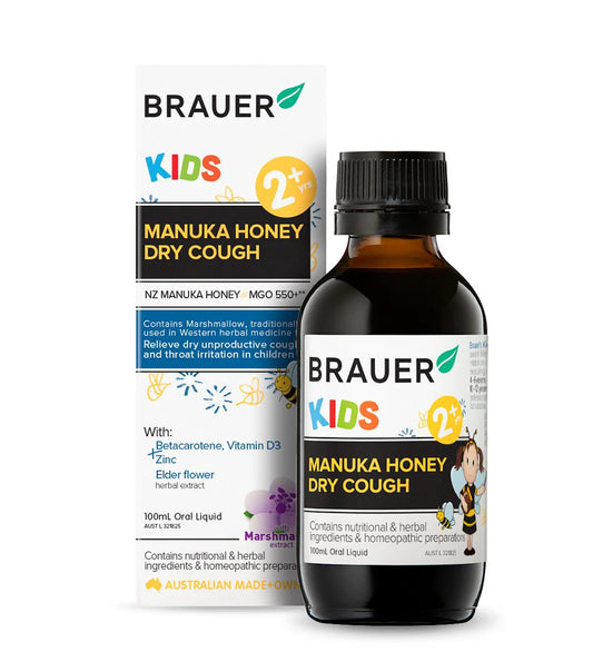 Brauer Kids M/Honey Dryc 100mL