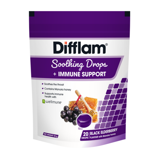 Difflam Sooth Drps+Immune Blk Eldrbry 20