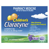 Claratyne Chewable Grape Tab 30