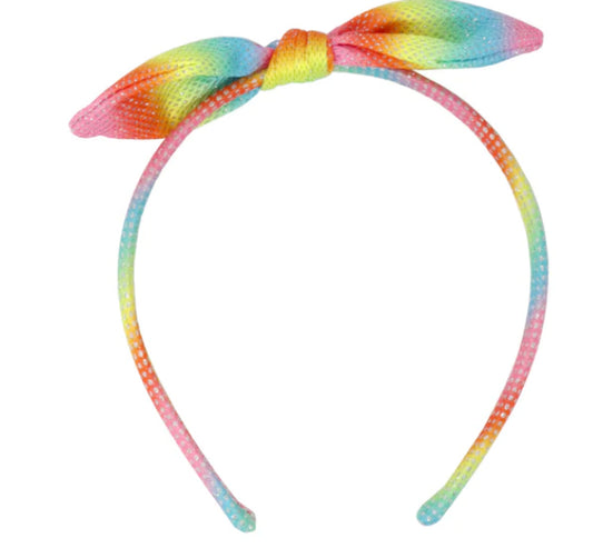 Barbie Rainbow Tie Headband