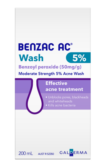 Benzac Ac Wash 5% 200mL