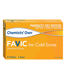 Co Favic For Cold Sores 3 Tabs S3