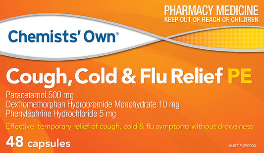 Co Cough C/F Relief Pe 48 Capsules